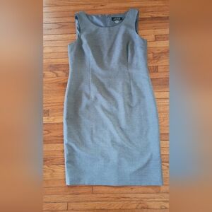 Kasper Elegant Gray Sleeveless Dress Jumper
